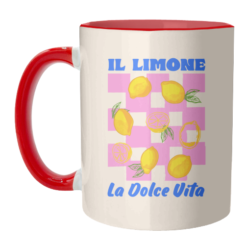 Il Limone La Dolce Vita Retro - unique mug by EZbie