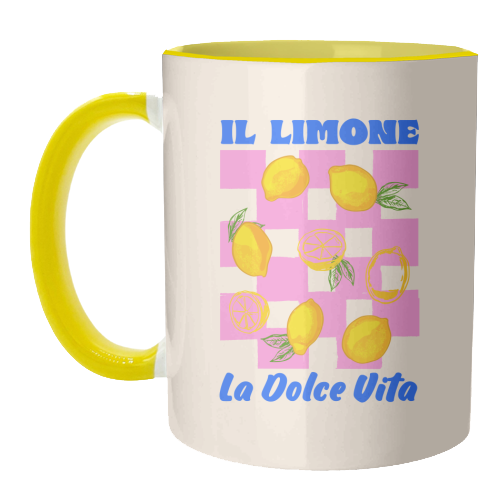 Il Limone La Dolce Vita Retro - unique mug by EZbie