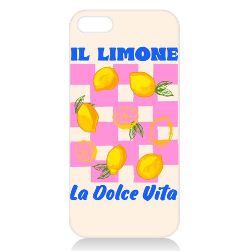 Il Limone La Dolce Vita Retro - unique phone case by EZbie