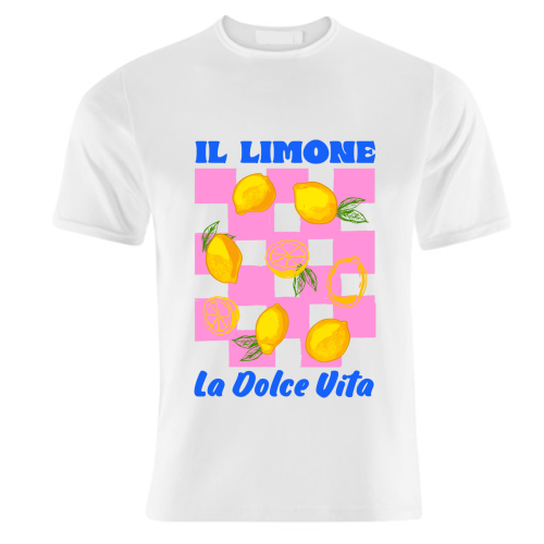 Il Limone La Dolce Vita Retro - unique t shirt by EZbie
