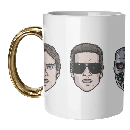 I'll be back 1984 - unique mug by Dale Cullinane