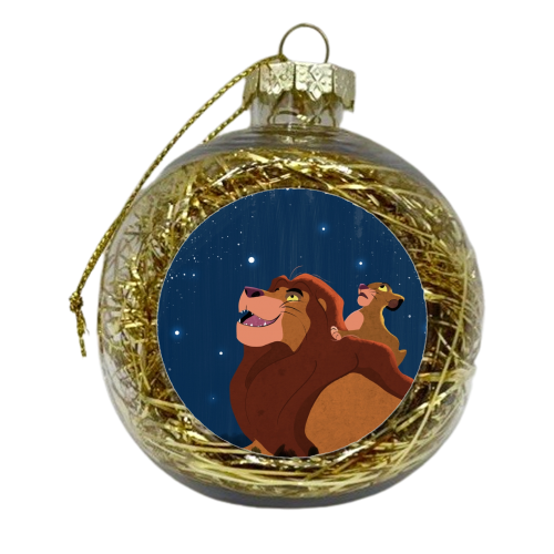 I'll Be There - xmas bauble by Amy Lewis