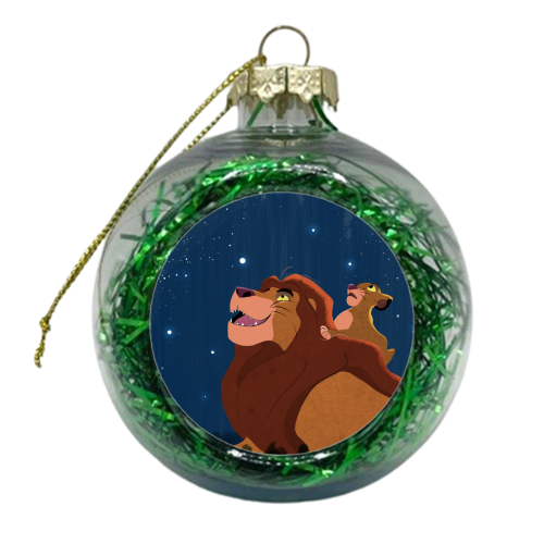 I'll Be There - xmas bauble by Amy Lewis