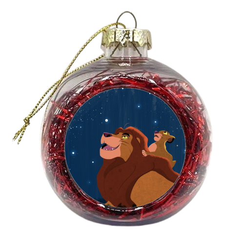 I'll Be There - xmas bauble by Amy Lewis