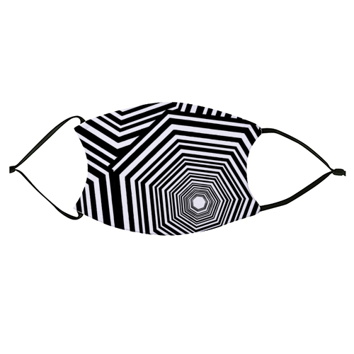 Illusion - face cover mask by Mary Wortham