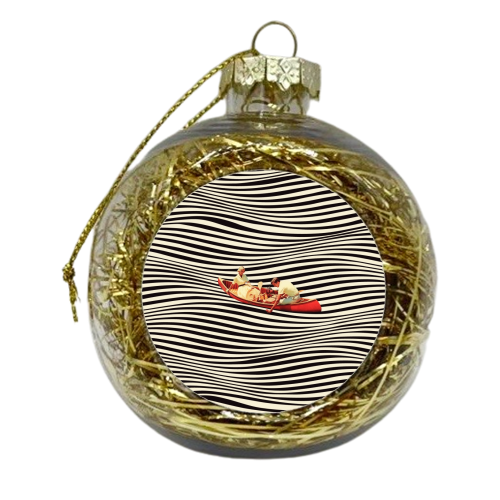 Illusionary Boat Ride 2 - xmas bauble by taudalpoi