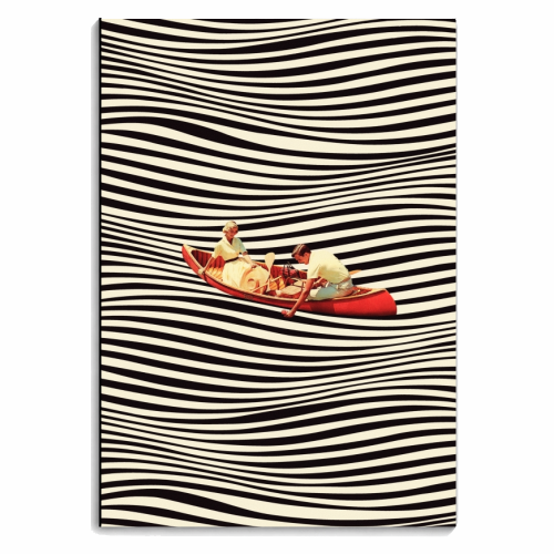 Illusionary Boat Ride 2 - personalised A4, A5, A6 notebook by taudalpoi