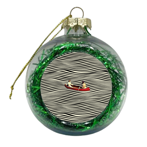 Illusionary Boat Ride - xmas bauble by taudalpoi