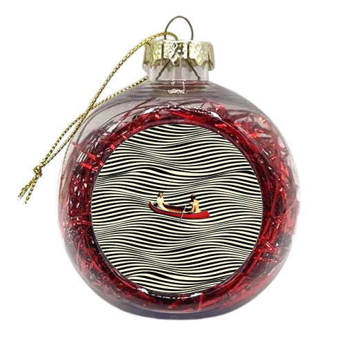 Illusionary Boat Ride - xmas bauble by taudalpoi