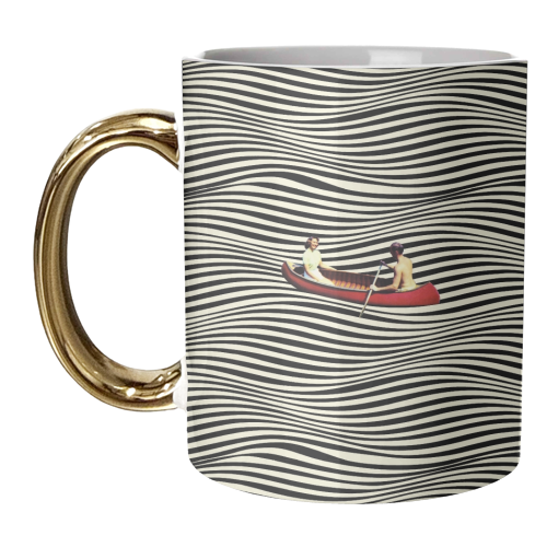 Illusionary Boat Ride - unique mug by taudalpoi