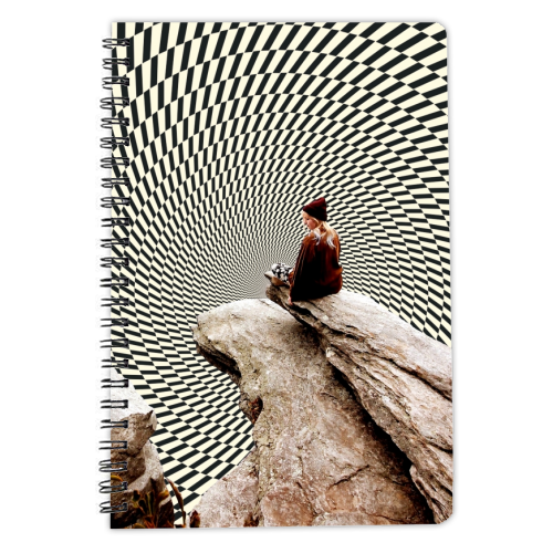 Illusionary Meditation - personalised A4, A5, A6 notebook by taudalpoi