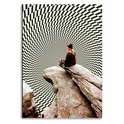Illusionary Meditation - personalised A4, A5, A6 notebook by taudalpoi