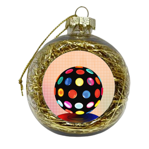 I'm From That Era - The Floor Disco Ball - xmas bauble by Lisa Wardle