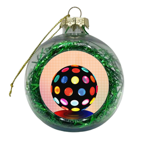 I'm From That Era - The Floor Disco Ball - xmas bauble by Lisa Wardle