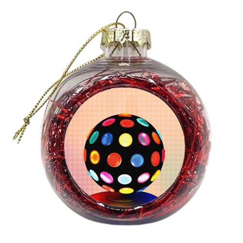 I'm From That Era - The Floor Disco Ball - xmas bauble by Lisa Wardle