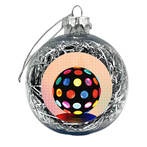 I'm From That Era - The Floor Disco Ball - xmas bauble by Lisa Wardle