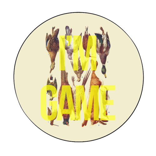 I'm Game - Circle Sticker by The 13 Prints