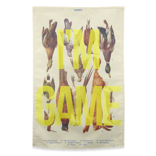 I'm Game - funny tea towel by The 13 Prints