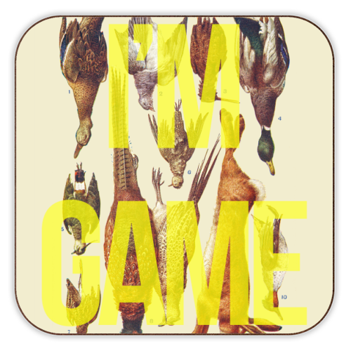 I'm Game - personalised beer coaster by The 13 Prints