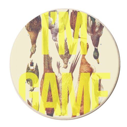 I'm Game - personalised beer coaster by The 13 Prints