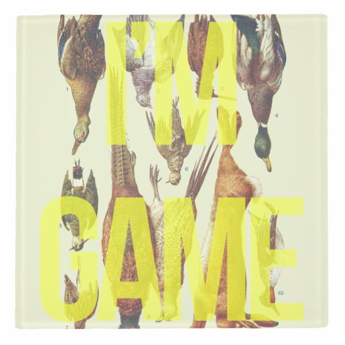 I'm Game - personalised beer coaster by The 13 Prints