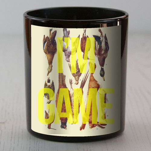 I'm Game - scented candle by The 13 Prints