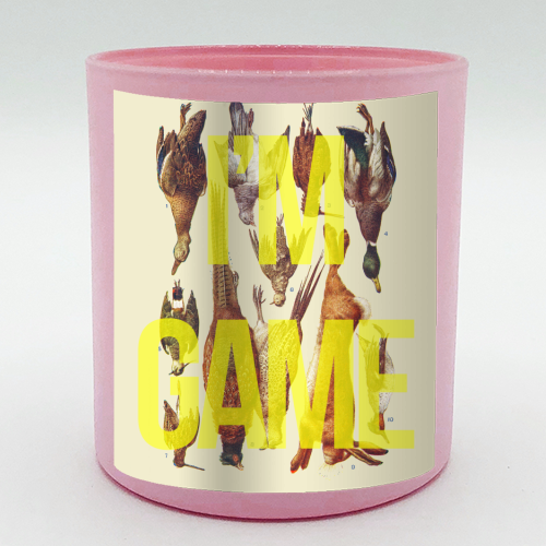 I'm Game - scented candle by The 13 Prints