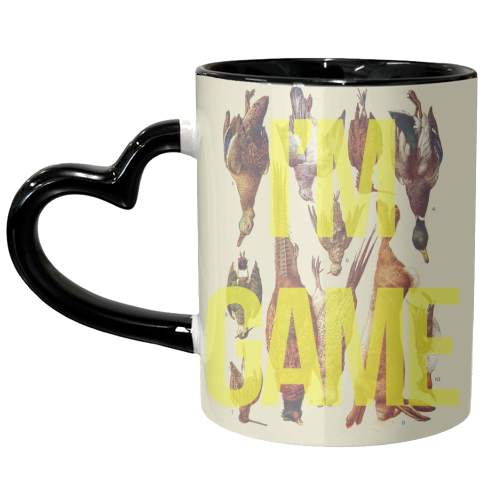 I'm Game - unique mug by The 13 Prints