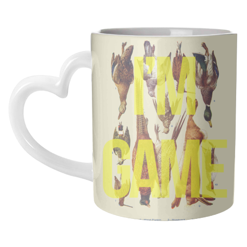 I'm Game - unique mug by The 13 Prints
