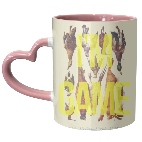 I'm Game - unique mug by The 13 Prints