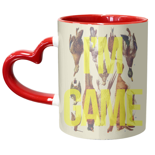 I'm Game - unique mug by The 13 Prints