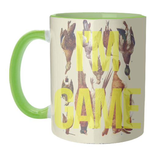 I'm Game - unique mug by The 13 Prints