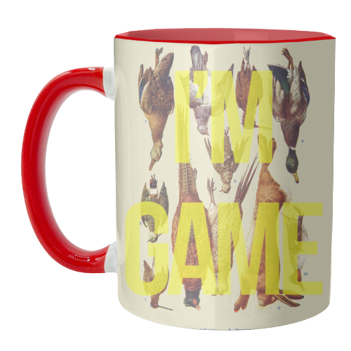 I'm Game - unique mug by The 13 Prints