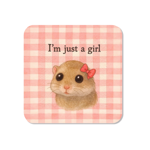 I'm Just a Girl - Magnet by Ms Doodle