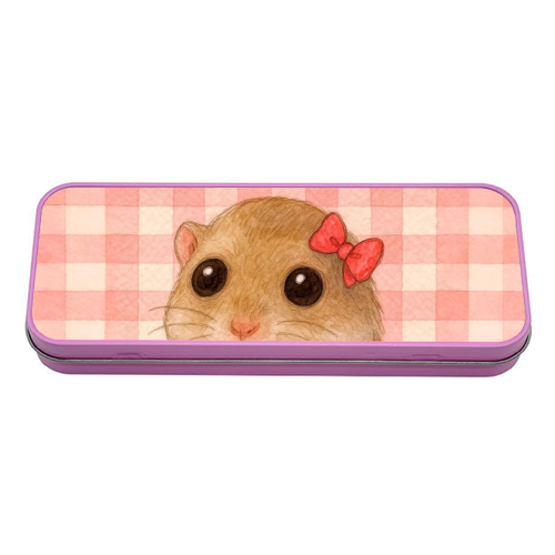 I'm Just a Girl - tin pencil case by Ms Doodle