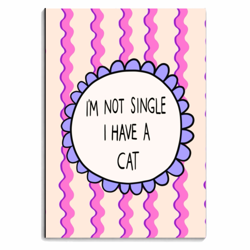 I'm Not Single - personalised A4, A5, A6 notebook by The Paper Tail
