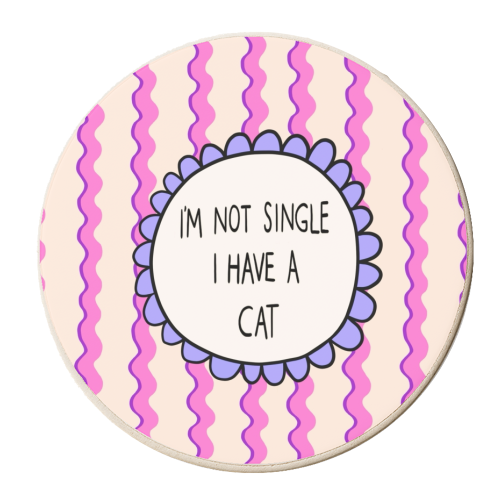 I'm Not Single - personalised beer coaster by The Paper Tail