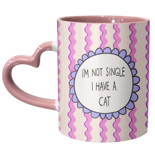 I'm Not Single - unique mug by The Paper Tail