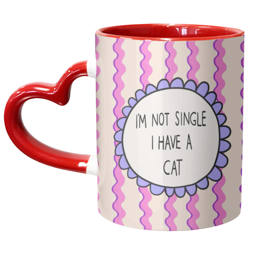 I'm Not Single - unique mug by The Paper Tail