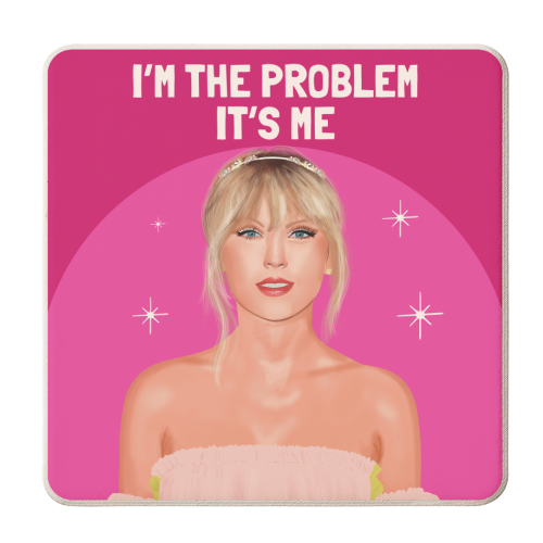 I'm the Problem, It's Me - personalised beer coaster by AbiGoLucky