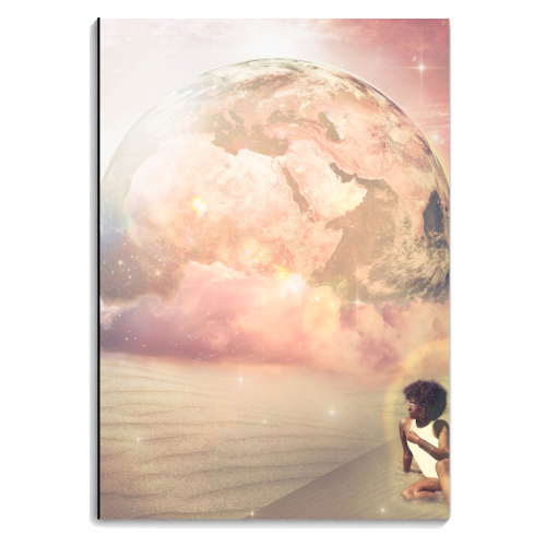 Imaan - Desert Dream - personalised A4, A5, A6 notebook by Abs Ahlijah (ArtByMissAbs)