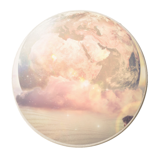 Imaan - Desert Dream - personalised beer coaster by Abs Ahlijah (ArtByMissAbs)