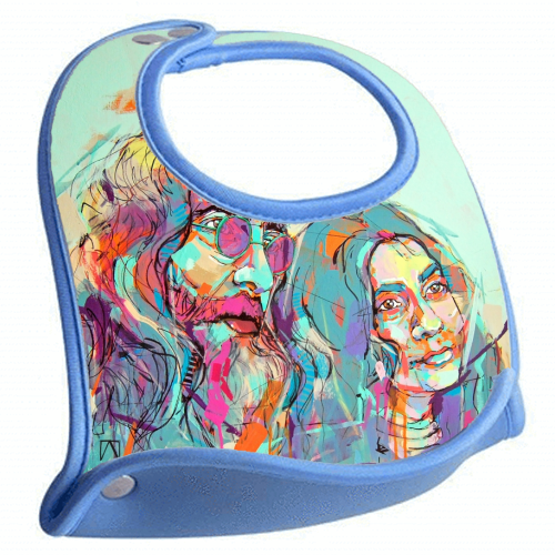 Imagine - baby feeding bib by Laura Selevos