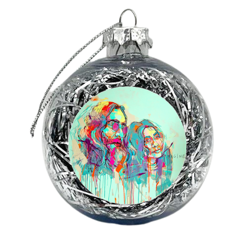 Imagine - xmas bauble by Laura Selevos