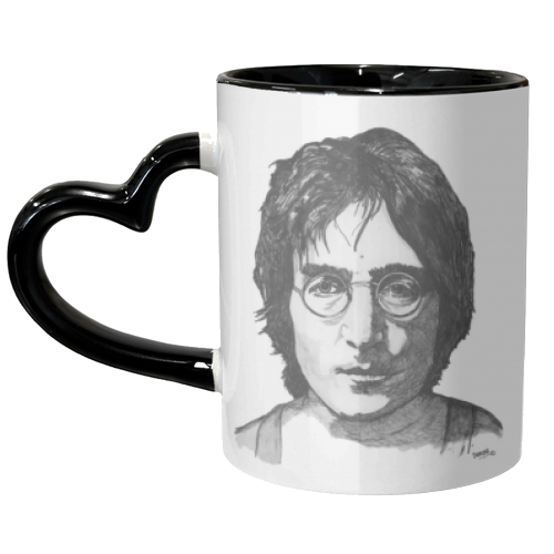 IMAGINE - John Lennon - unique mug by Ivan Picknell