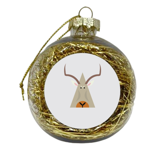 Impala - xmas bauble by Maria Cox