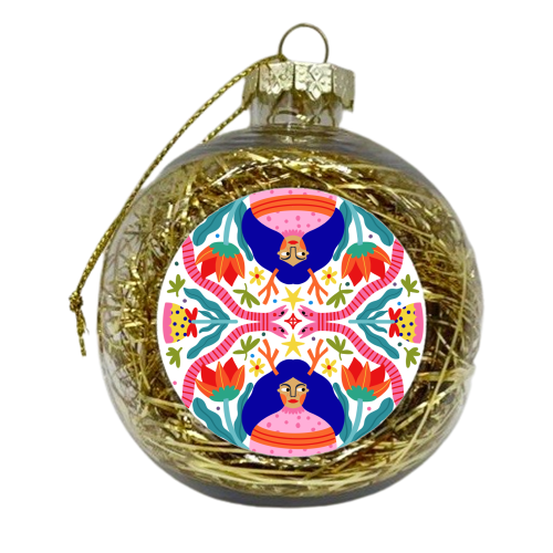 IMPERFECT SYMMETRY - xmas bauble by Nichola Cowdery