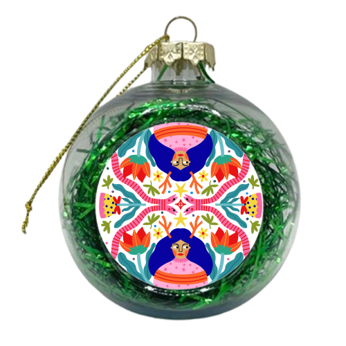 IMPERFECT SYMMETRY - xmas bauble by Nichola Cowdery