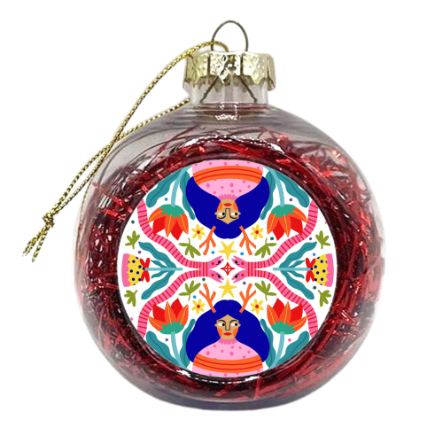 IMPERFECT SYMMETRY - xmas bauble by Nichola Cowdery