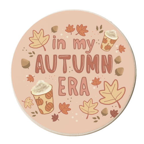 In my Autumn Era - personalised beer coaster by Giddy Kipper